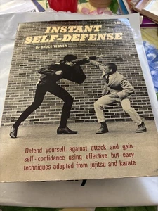 Instant Self Defense By Bruce Tegner 1965 Book Rare HTF How to Judo Karate OOP - Picture 1 of 3