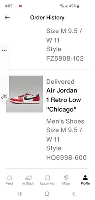 Talla 9.5 - Air Jordan 1 Retro OG 2025 Low Chicago Foto 1 de 4