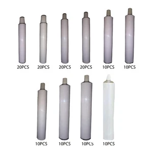 Empty Aluminum Paint Tubes Packing Sample Bottles Easy Open Caps Refillable - Picture 1 of 52