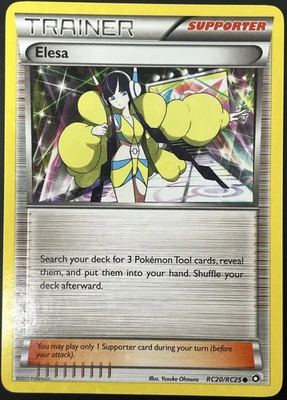 Elesa RC20/RC25 Legendary Treasures Radiant Collection Pokémon Card VLP/NM - Image 1 of 2