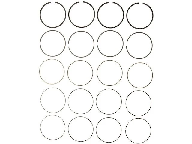 活塞环套装 Mahle 22XMFMTN59 适用于庞蒂亚克 G5 G6 Pursuit Solstice 2006 2007 2008 — 第 1/1 张图片