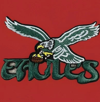 🔥 BONITO GRAN LOGOTIPO GRANDE Philadelphia Eagles Parche Bordado Hierro NFL VENDEDOR DE EE. UU. Foto 1 de 4