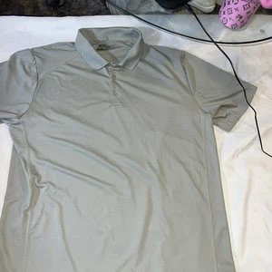 Camisa polo de golf Nike Dri-FIT para hombre talla XL gris rendimiento absorbente de humedad 298 - Imagen 1 de 7