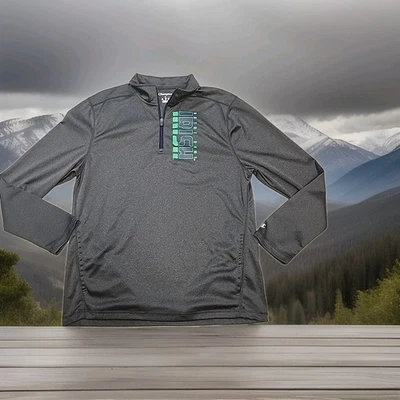 Chaqueta Pullover Notre Dame Fighting Irish Logo Negra 1/4 Cremallera Campeón Para Hombres Grande Foto 1 de 4