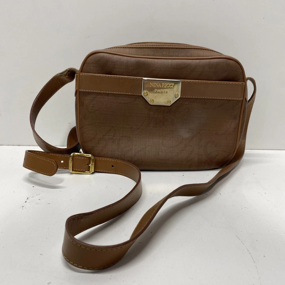 Bandolera Nina Ricci Marrón París Foto 1 de 4