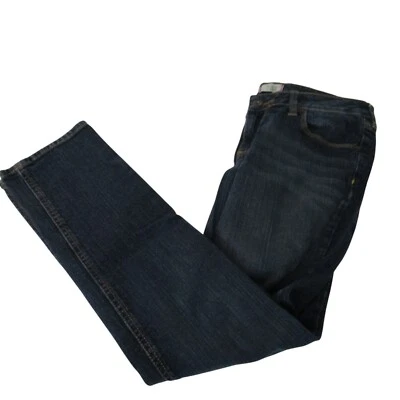 Pantalones de mezclilla ajustados TILT para mujer talla 7 azul bordado bolsillo lavado oscuro Foto 1 de 4