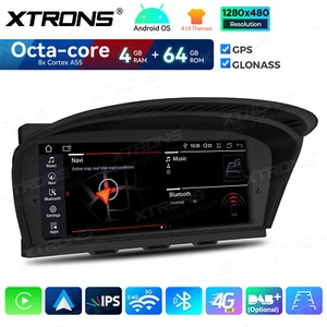 8.8" Android 14 Wireless Car Play Stereo GPS For BMW 3Series E90 E91 E92 E93 CIC - Picture 1 of 20