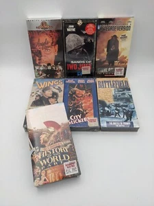 Random Lot Of 7 Classic VHS Movies NEW SEALED Wings, City Slickers, Battlefield - Picture 1 of 14