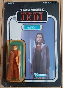 VINTAGE KENNER STAR WARS ROTJ BESPIN PRINCESS LEIA FIGURE NEW SEALED MOC AFA UKG - Picture 1 of 3