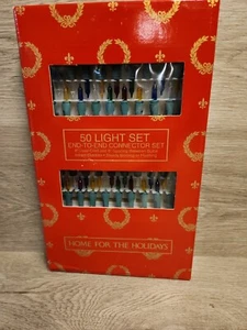 Juego de 50 luces vintage Home for the Holidays 1994 - Imagen 1 de 4