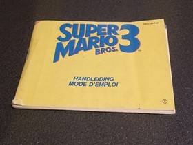 Super mario bros 3 Notice manuel d'utilisation Nintendo nes
