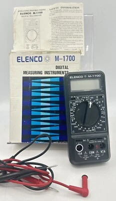 Elenco M-1700 Digital Measuring Instrument Free Shipping First Class Mail