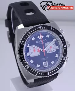 Orologio Cronografo Zodiac Sea Dragon ZO3005 Acciaio Inox 0391/1000 - Foto 1 di 14