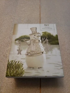 pier 1 imports snowman Christmas Decor - Picture 1 of 6