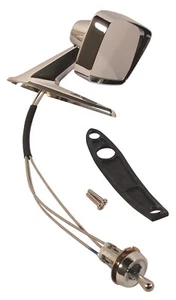 New 1967-1968 Ford Mustang Outside Mirror Deluxe Remote Left Side - Picture 1 of 1
