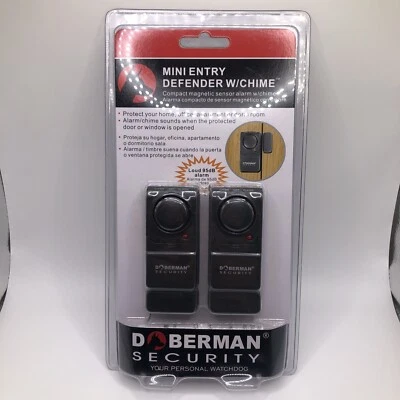 DOBERMAN SECURITY MINI ENTRY DEFENDER w/ CHIME  MODEL #SE-0129 NEW - Image 1 of 4