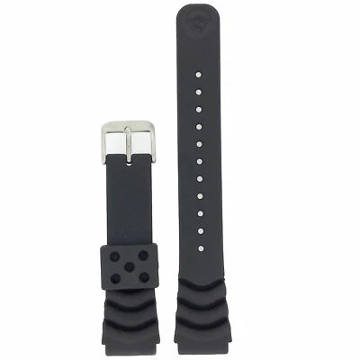 Correa de reloj Seiko Z20 SNE109 SBCM029 SBDC005 SKX003P SKX781 20 mm goma negra Foto 1 de 3