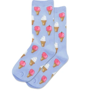 HotSox Kid's Ice Cream Crew Socks, S/M - Picture 1 of 1