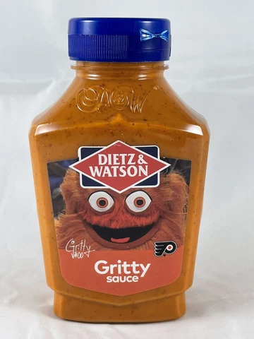 Philadelphia Flyers Gritty Sauce Dietz & Watson SRIRACHA AIOLI NHL Hockey Mascot Cover
