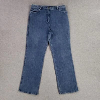 Vintage Susan Bristol Size 12 Women's Jeans Retro 90s Straight Leg Faded Wash - Image 1 of 4