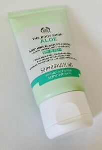 Body Shop Aloe Soothing Moisture Lotion 50ml For Sensitive Skin Discontinued New