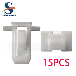 15Pcs Front Headliner Garnish Moulding Clips for Buick Cadillac Chevy Pontiac - Foto 1 di 7