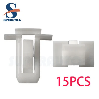 15Pcs Front Headliner Garnish Moulding Clips for Buick Cadillac Chevy Pontiac - Image 1 of 4