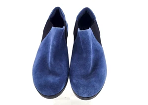FitFlop Comfort Suede Loafers 9/41 Blue Slip On Casual Shoes - Picture 1 of 9