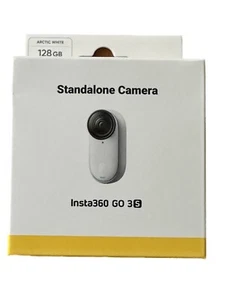 BRAND NEW Insta360 Go 3S Standalone Camera 128GB (Arctic White) CINSAATA - Picture 1 of 3
