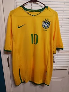 Nike Ronaldinho Signed Brazil Jersey - Picture 1 of 9