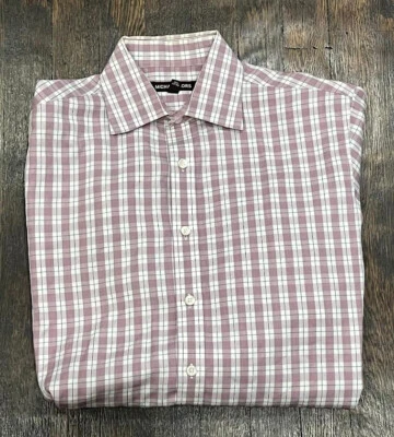 Michael Kors Plaid Long Sleeve Button Down Shirt Size 15 (32 - 33) - Image 1 of 4