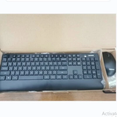 Original Lenovo 2.4G Wireless Keyboard And Mouse Set KN210 For Laptop & PC - US - Image 1 of 4