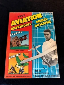 True Aviation Adventures & Model Building #15 1946 Beautiful Copy (Fine+) - Picture 1 of 4