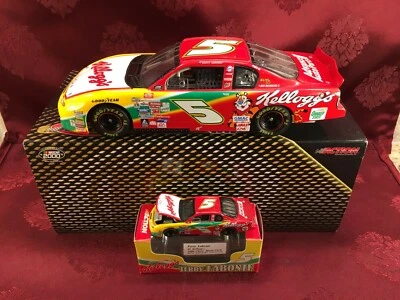 TERRY LABONTE #5 Kellogg’s 2000 RCCA 1/24 ELITE & 1/64 HO Car Diecast SET - Image 1 of 4
