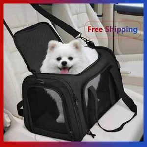 Cat Carriers Dog Carrier Pet for Small Medium Cats Dogs Puppies up to 15 Lbs-New - Picture 1 of 8