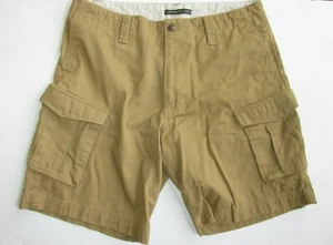 John Barlett Consensus Tan Cotton Cargo Short Men's 36 TD2-g7 - Picture 1 of 5