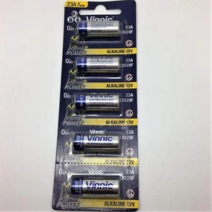 5 x Vinnic 23A A23 L1028 L1028F MN21 E23A K23A 23AE 12V Batteries - Picture 1 of 1