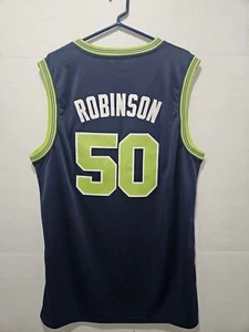 Retro Navy #50 David Robinson Throwback individuell genähtes Basketball Trikot Gr. 2XL - Bild 1 von 10
