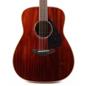 Yamaha FG850 Dreadnought Acoustic Natural Used - Picture 1 of 7