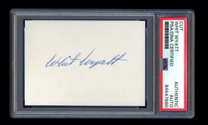 WHIT WYATT SIGNED MINT CUT PSA/DNA AUTOGRAPHED BROOKLYN DODGERS 4 X ALL STAR - Picture 1 of 1