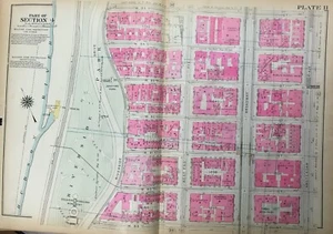 1921 UPPER WEST SIDE MANHATTAN NY SOLDIERS & SAILORS MONUMENT P.S. 93 ATLAS MAP - Picture 1 of 4