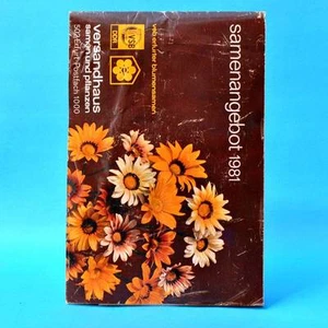 DDR Versandhaus Samen und Pflanzen Erfurt 1981 VSB Katalog viele Beilagen - Bild 1 von 1