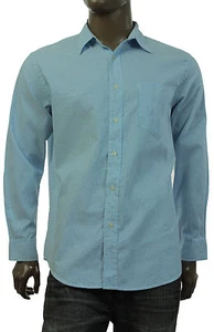 CAMISA TEJIDA A RAYAS AZUL TRITON FRONTAL BOTÓN CLUB ROOM NUEVA L - Imagen 1 de 2