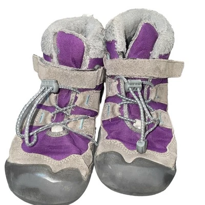 Keen Little Kids Boots Knotch Chukka Toddler Sz 1 Unisex Boy Girl 1026738 Purple - Image 1 of 4