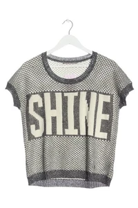 GAUDI Camisa tejida Mujeres Camisa Talla EU 38 gris claro-blanco puro - Imagen 1 de 5