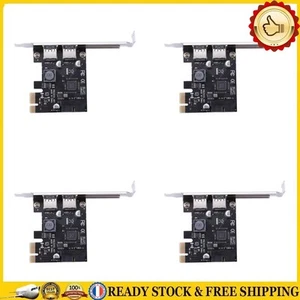 2 Port USB 3.0 PCI-e x1 Expansion Card PCI Express Adapter for Desktop - Bild 1 von 6