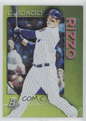 2020 Bowman Platinum Wal-Mart Chartreuse Anthony Rizzo #23 - Image 1 of 2