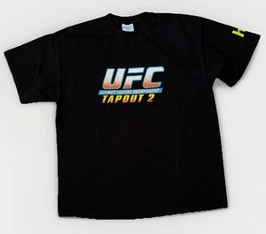 Vintage Y2K UFC Tapout 2 GWP Herren Kurzarm T-Shirt Extra Large XL Schwarz MMA - Bild 1 von 8