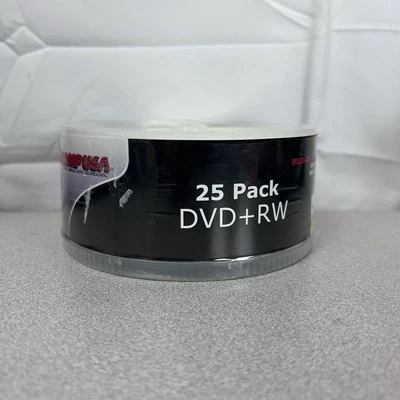 Compusa 25Pack dvd+RW 2.4x+ 4.7gb +120 Min Video - Image 1 of 4