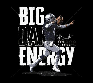 Dak Prescott - Dallas Cowboys QB | NFL Quarterback Star | - 4x6 Glossy Postcard - Picture 1 of 2